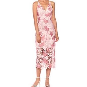 Dress The Population Aurora Floral Midi Dress